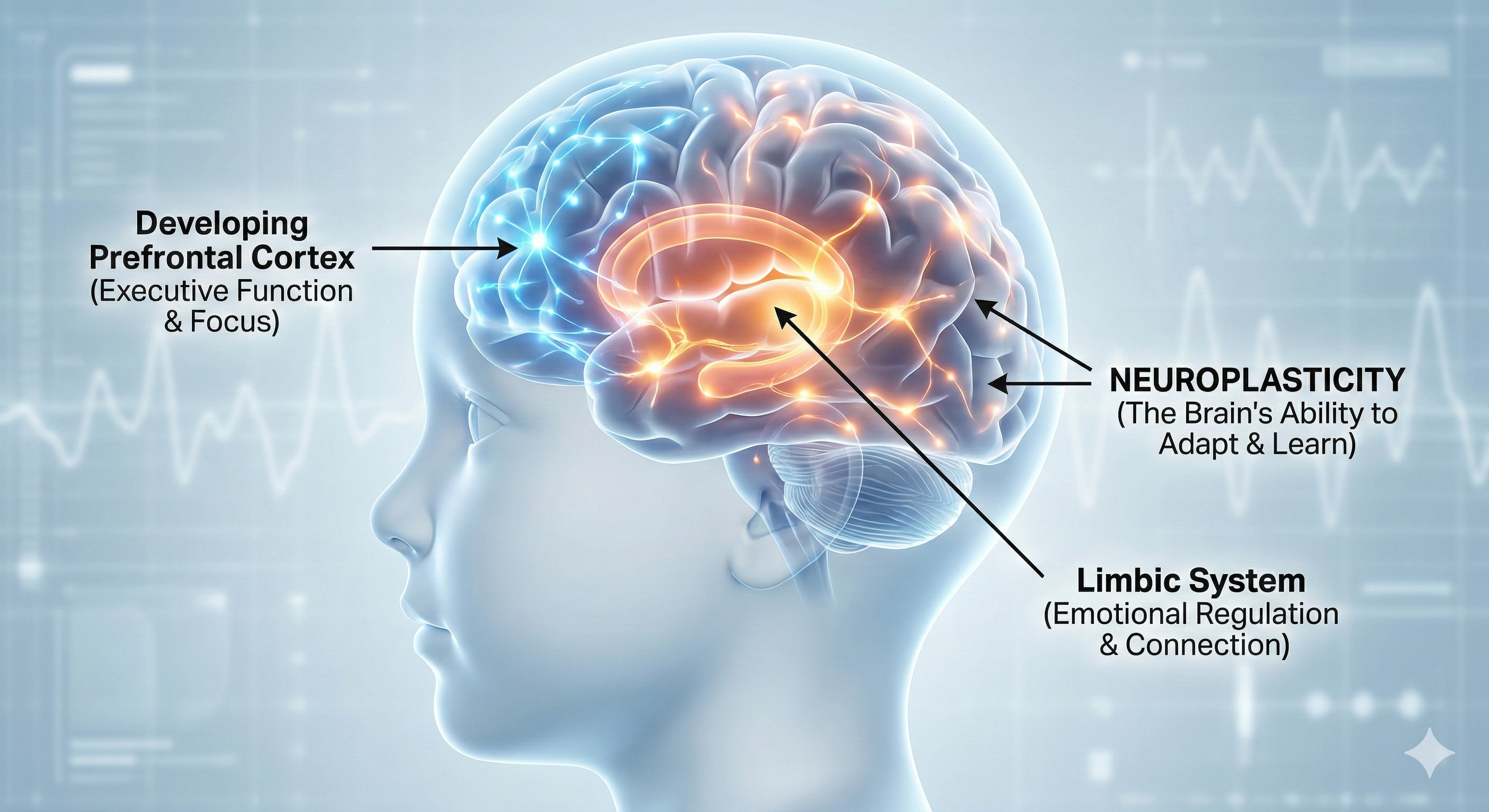 Neuroplasticity and child brain development mapping